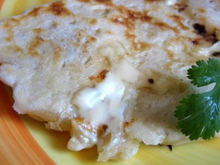 Naan au fromage ou cheese-naan