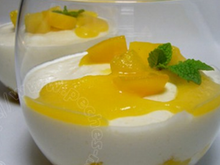 Mousse au fromage blanc éxotique