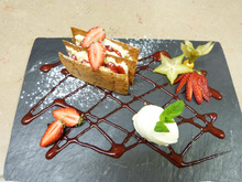 1000 feuilles de crêpes séchées aux fraises