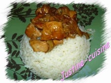 Poulet au caramel et au sésame