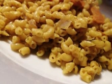 Pasta carottes et curry