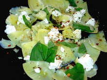 Carpaccio d'artichaut