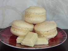 Macarons au chocolat blanc