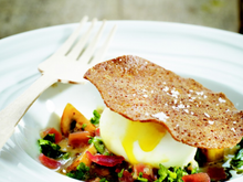 Œuf mollet et sa galette de sarrasin