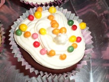 Cupcakes au chocolat et sa crème chantilly