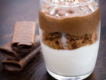 Verrines aux deux chocolats et Gavottes