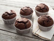 Muffins chocolat courgettes