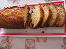 Cake au cassis