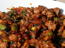 Mijotée de courgettes et farce au cuisimiel