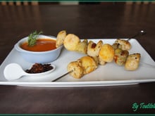 Brochettes de poulet façon Calvi revisité