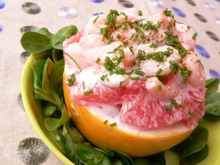 Pamplemousse aux crevettes