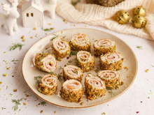 Mini bûchettes de Noël mortadelle–pistaches : l’apéro à l’italienne qui change tout