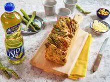 Cake léger aux noisettes & asperges