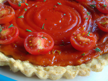 Tarte tomates/ moutarde