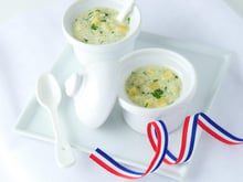 Le quinotto vert écarlate au Gruyère France fondant