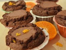 Moelleux au chocolat et clémentine