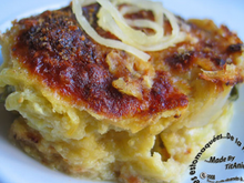 Gratin de courge spaghetti aux poireaux