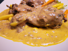 Lapin à la moutarde express