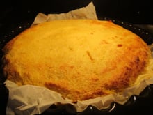 Tarte au potiron, amande et lait de coco