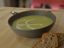 Soupe pommes de terre et poireaux