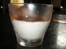 Milkshake banane épicé