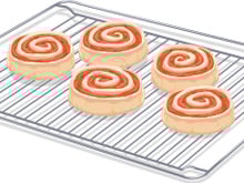 Mini pizzas roulées au jambon de parme