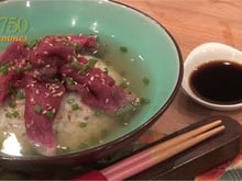 Soupe de riz au boeuf