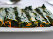 Cannellonis aux épinards