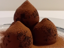Moelleux vanille cappuccino truffé chocolat au lait