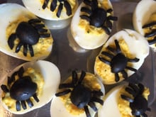 Oeufs mimosa d'Halloween