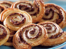 Escargots feuilletés aux tomates séchées