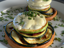 Tatin de courgettes au camembert