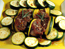 Agneau méditerranéen à la courgette