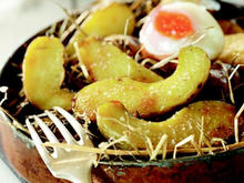 Poêlée de Ratte du Touquet et son œuf