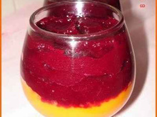 Verrine de betterave et carotte