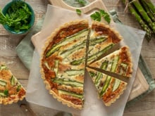 Quiche aux asperges vertes