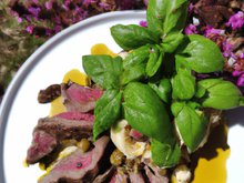 Alose de printemps au brebis du Lochois et premier basilic