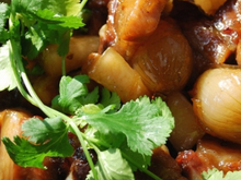 Cochon au caramel piquant
