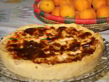 Flan pâtissier sans pâte aux abricots