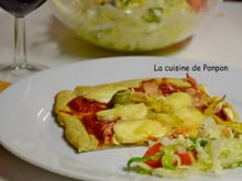Pizza tomate, jambon, fromage