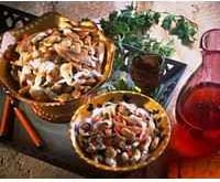 Salade tiède de gros haricots blancs au thon et à l'estragon