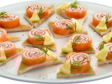 Roulades de saumon maison