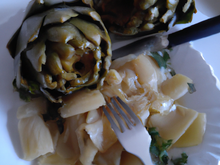 Pâtes aux artichauts