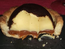 Dôme en tartelette aux deux chocolats