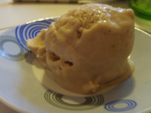 Glace bananes / pêches