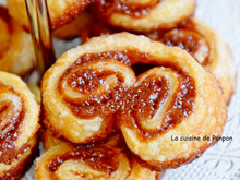Palmier à la confiture de lait et cacao