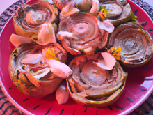 Artichauts aux champignons