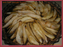 Tarte "toute vergeoise" & poires