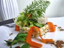 Darioles de riz aux fruits secs