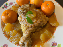 Chapon au clémentines